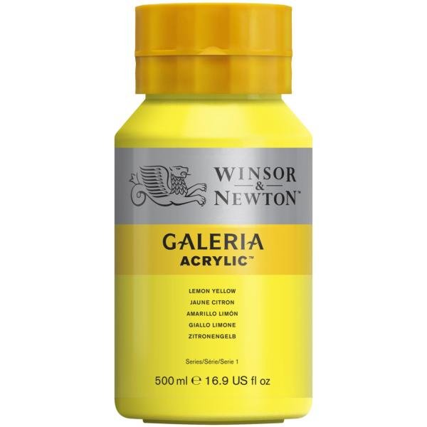 Winsor & Newton Galeria Akrilik Boya 500 Ml Lemon Yellow Hue 346