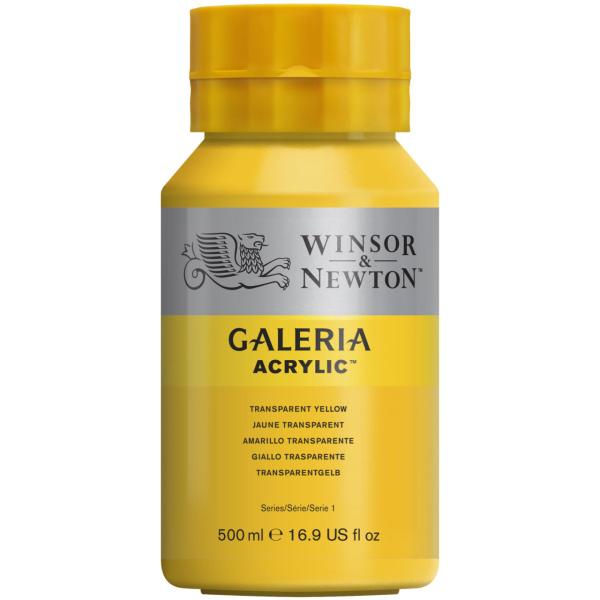 Winsor & Newton Galeria Akrilik Boya 500 Ml Transparent Yellow 653