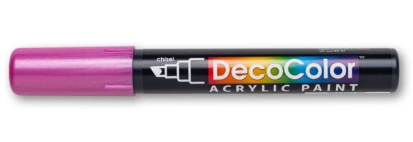 Marvy Uchida Akrilik Marker 6 Mm Metalik Red