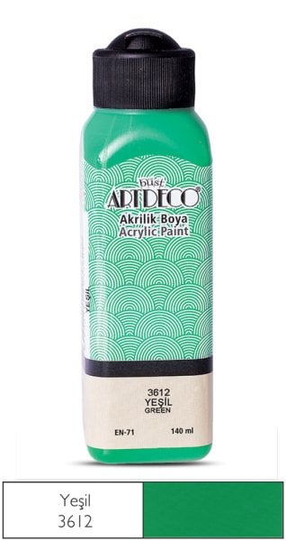 Artdeco Akrilik Boya 140 Ml Yeşil 3612