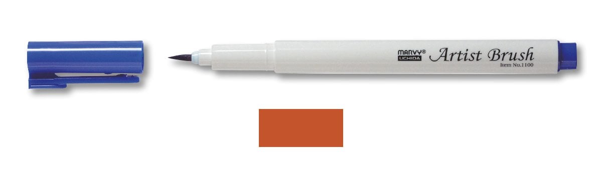 Marvy Uchida Brush Pen Light Brown