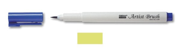 Marvy Uchida Brush Pen Yellow Green
