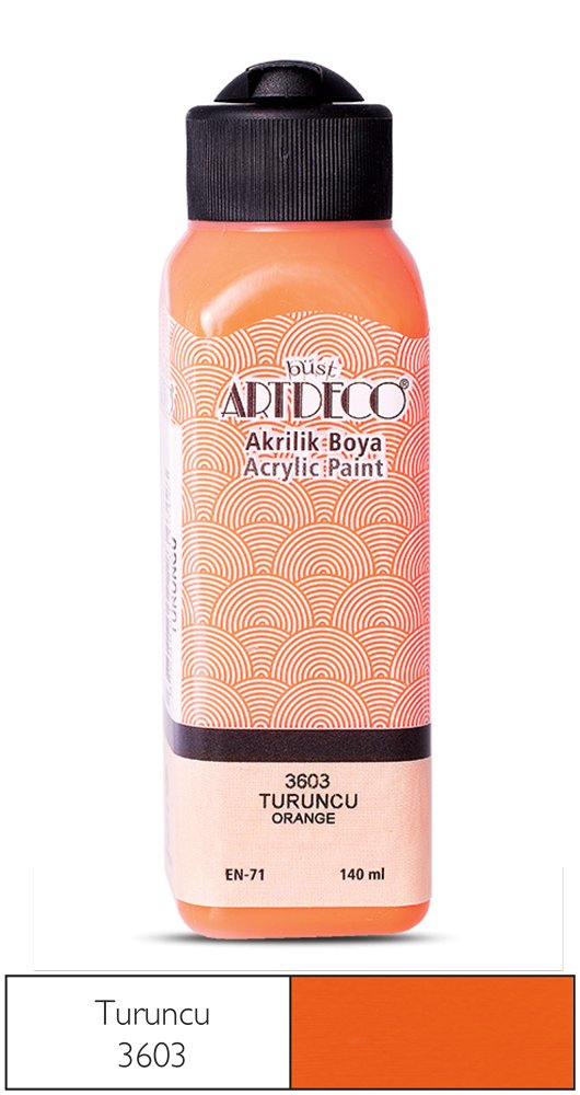 Artdeco Akrilik Boya 140 Ml Turuncu 3603