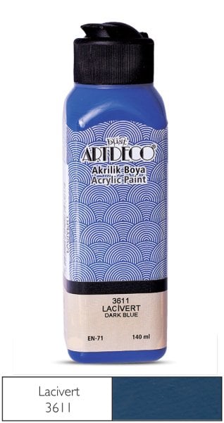 Artdeco Akrilik Boya 140 Ml Lacivert 3611