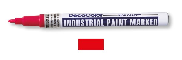 Marvy Uchida Industrial Paint Marker Fine Red