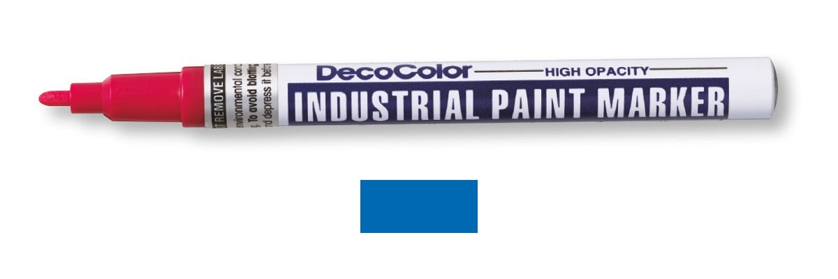 Marvy Uchida Industrial Paint Marker Fine Blue