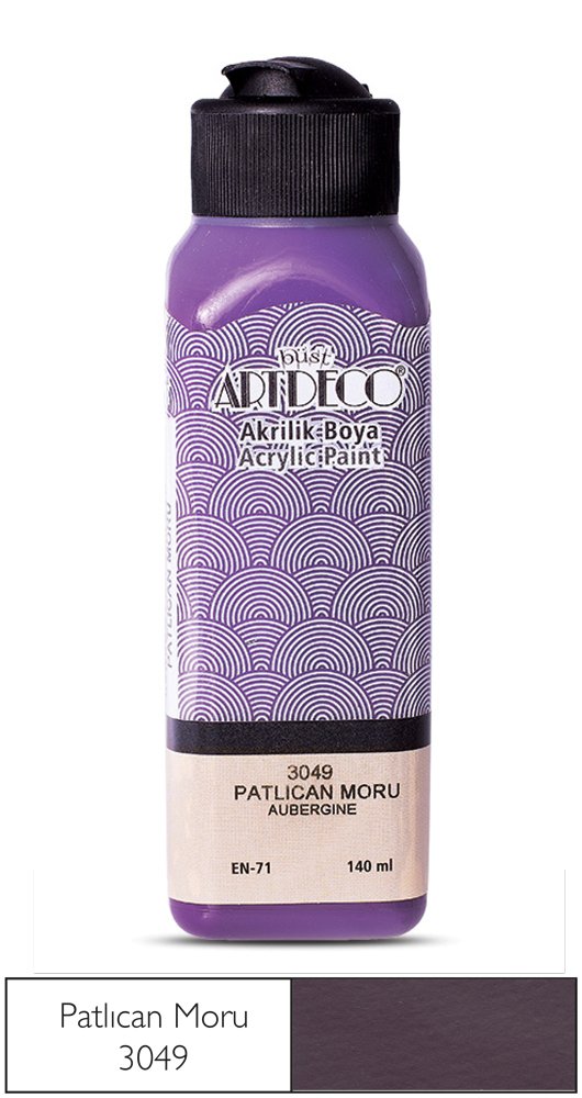 Artdeco Akrilik Boya 140 Ml Patlıcan Moru 3049