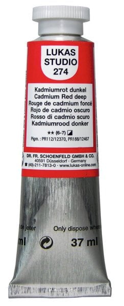 Lukas Studio Yağlı Boya 37 Ml Cadmium Red Light 272