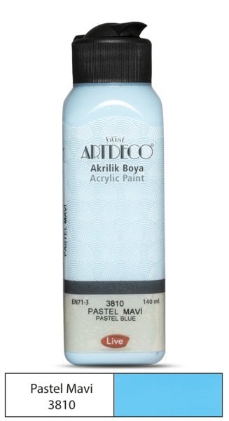 Artdeco Akrilik Boya 140 Ml Pastel Mavi 3810