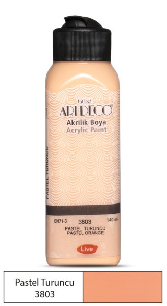 Artdeco Akrilik Boya 140 Ml Pastel Turuncu 3803