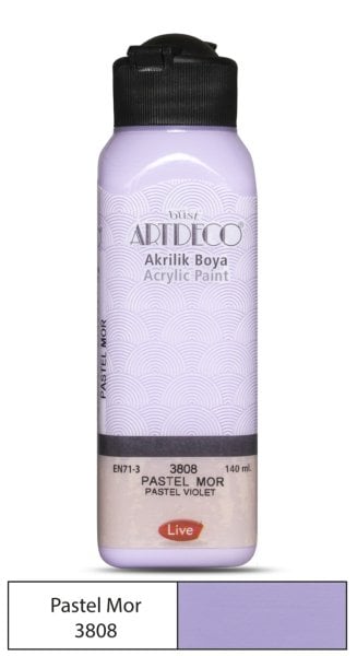 Artdeco Akrilik Boya 140 Ml Pastel Mor 3808