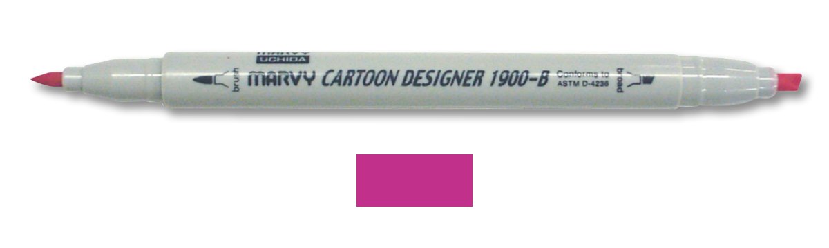 Marvy Uchida Cartoon Designer Marker Magenta