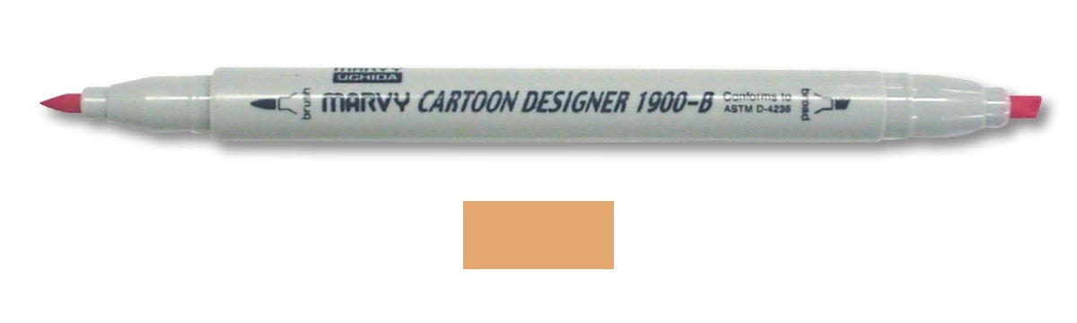 Marvy Uchida Cartoon Designer Marker Rosewood