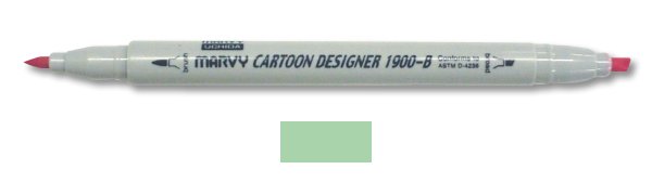 Marvy Uchida Cartoon Designer Marker Pale Green