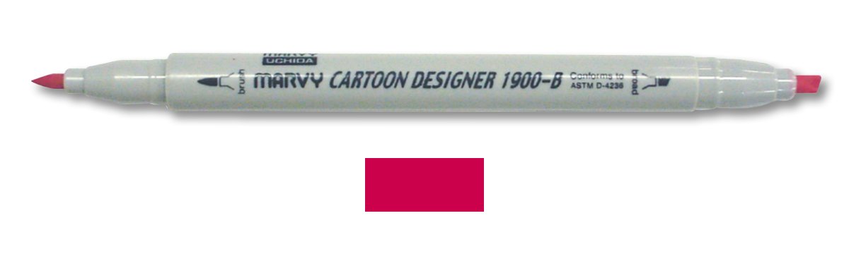 Marvy Uchida Cartoon Designer Marker Crimson Lake