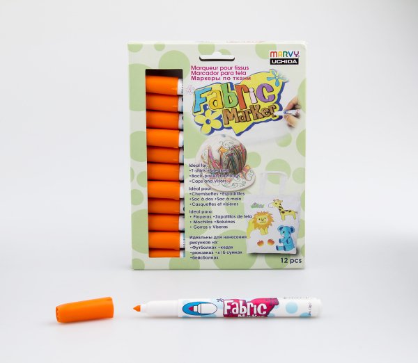 Marvy Uchida Fabric Marker Orange