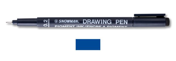 Snowman Teknik Çizim Kalemi 0.2 Mm Mavi