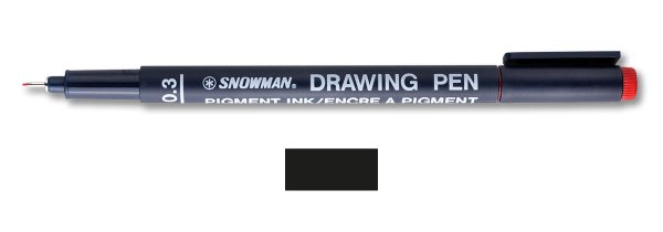 Snowman Teknik Çizim Kalemi 0.3 Mm Siyah