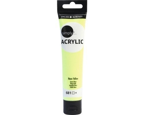 Daler & Rowney Simply Akrilik Boya 75 Ml Neon Yellow