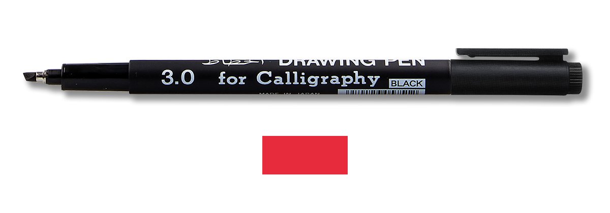 Snowman Kaligrafi Kalemi 3.0 Mm Kırmızı