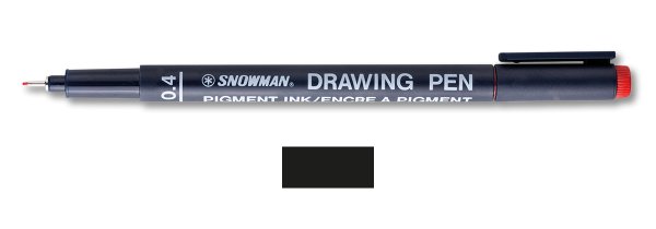 Snowman Teknik Çizim Kalemi 0.4 Mm Siyah