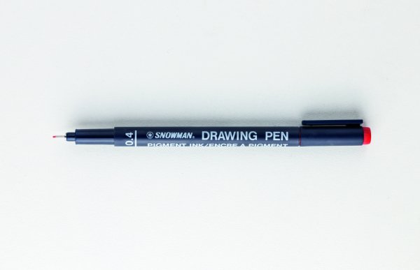 Snowman Teknik Çizim Kalemi 0.4 Mm Kırmızı