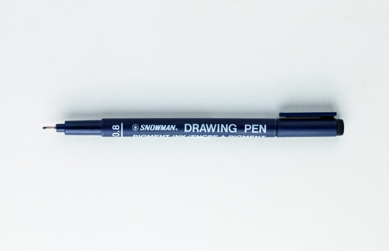 Snowman Teknik Çizim Kalemi 0.8 Mm Siyah