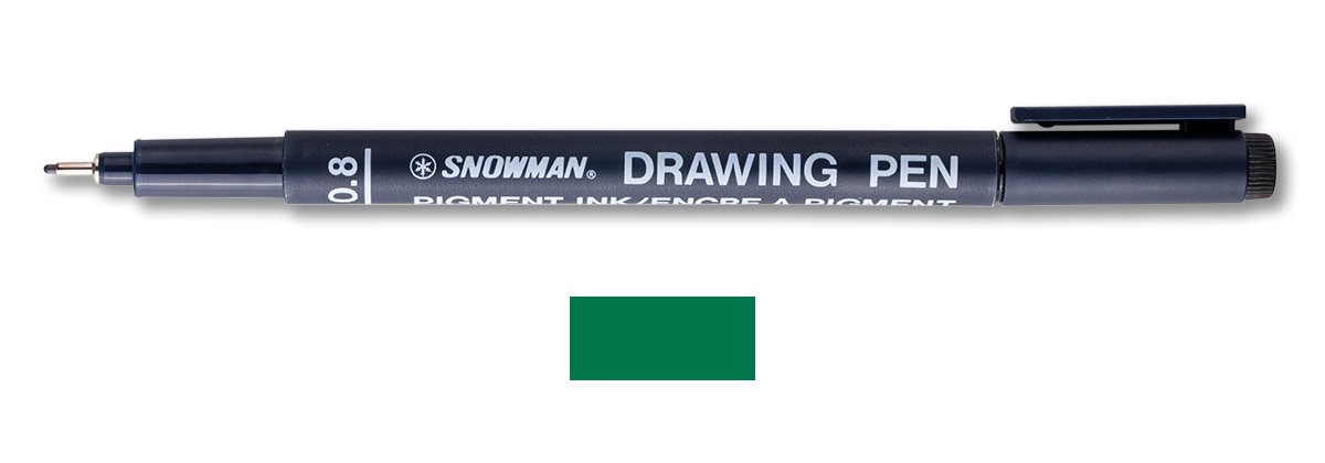 Snowman Teknik Çizim Kalemi 0.8 Mm Yeşil