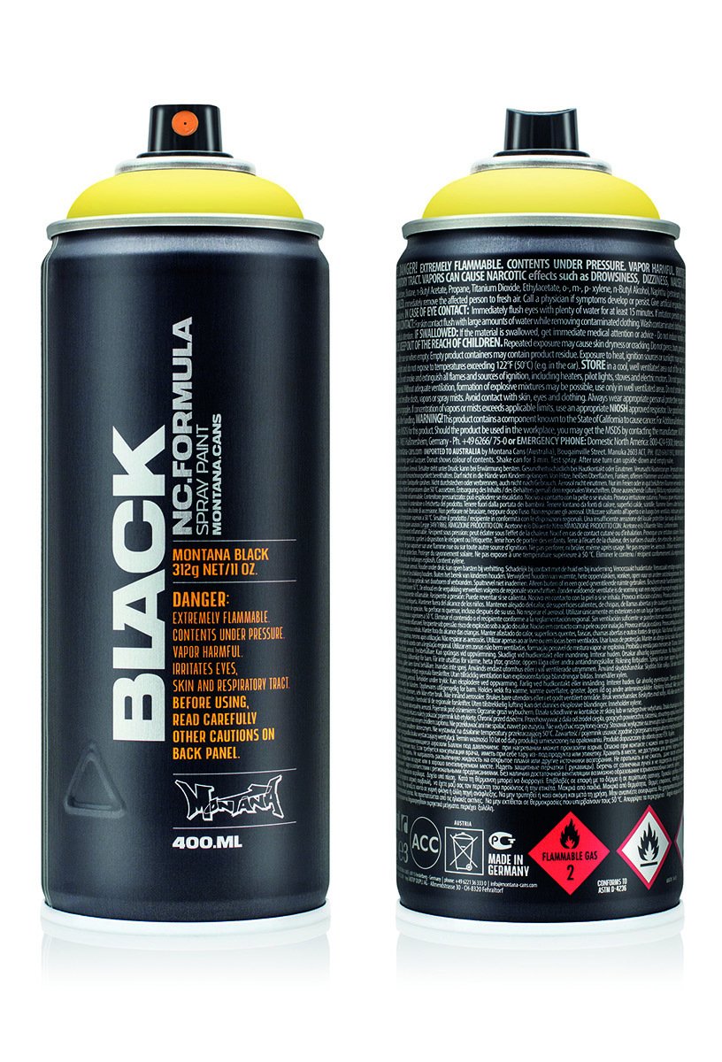 Montana Black Sprey Boya 400 Ml Easter Yellow 1010