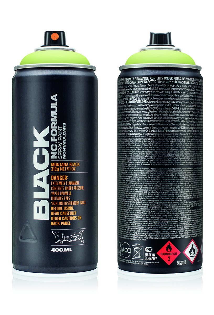 Montana Black Sprey Boya 400 Ml Spring 6013