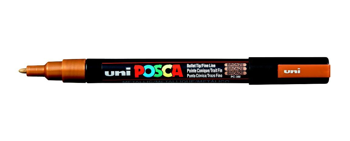 Uni Posca Su Bazlı Poster Markörü 0.9-1.3 Mm Bronz PC-3M