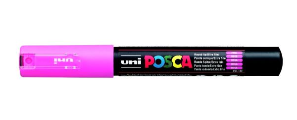 Uni Posca Su Bazlı Poster Markörü 0.7 Mm Pembe PC-1M