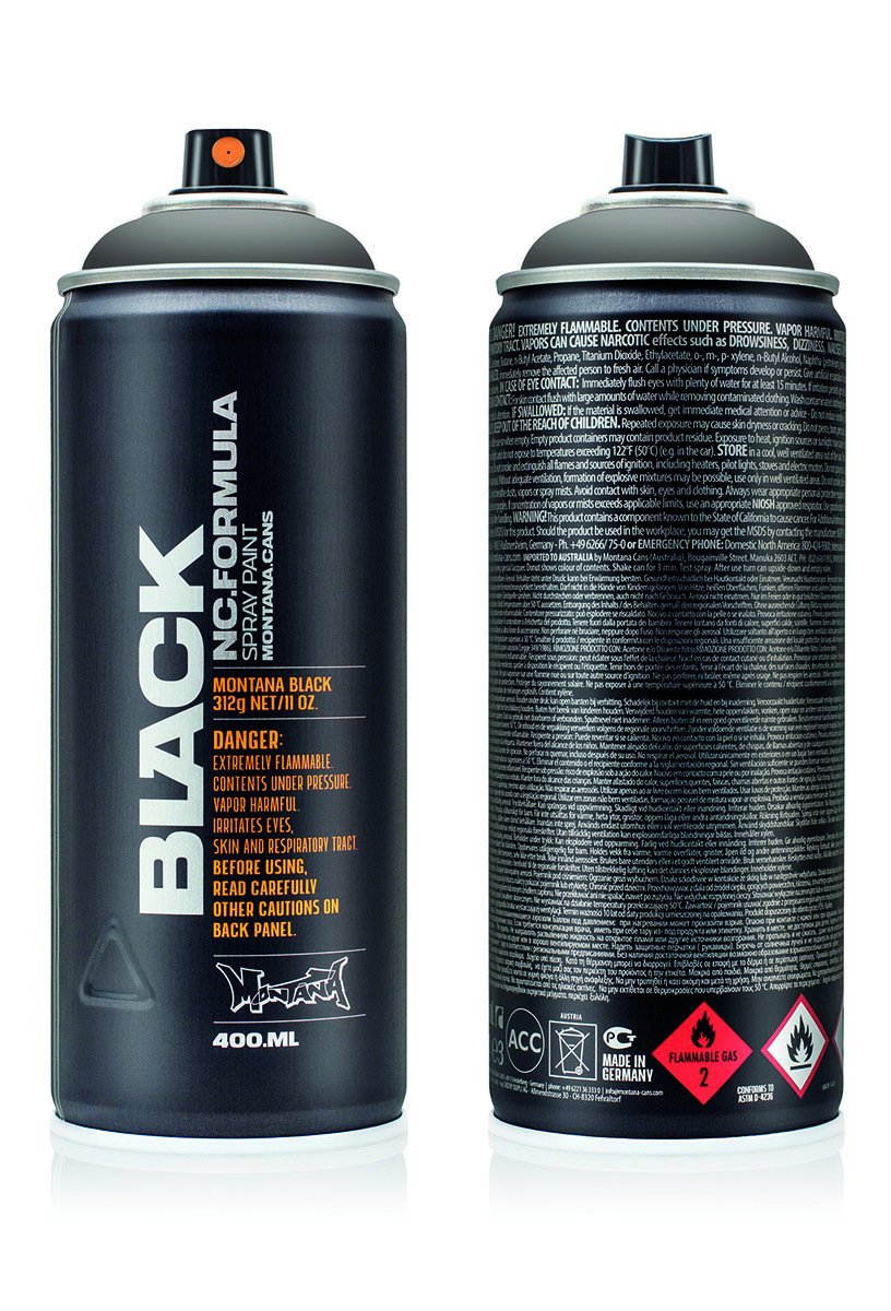 Montana Black Sprey Boya 400 Ml Ant 7080