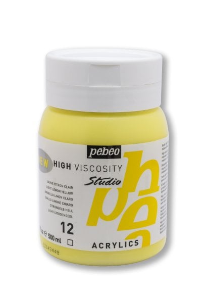 Pebeo Studio Akrilik Boya 500 Ml Light Lemon Yellow