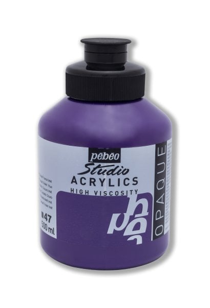 Pebeo Studio Akrilik Boya 500 Ml Dark Cobalt Violet