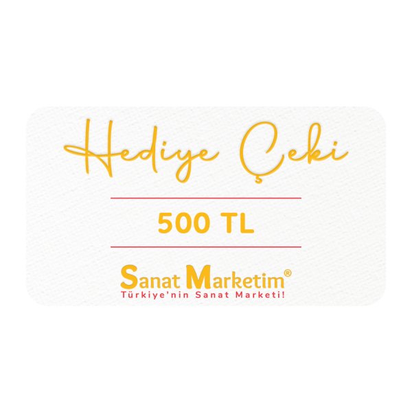 Sanat Marketim Hediye Çeki 500 TL