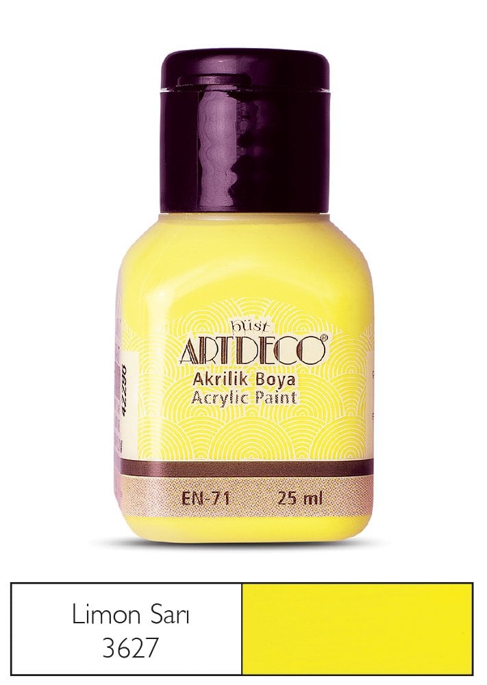 Artdeco Akrilik Boya 25 Ml Limon Sarı 3627