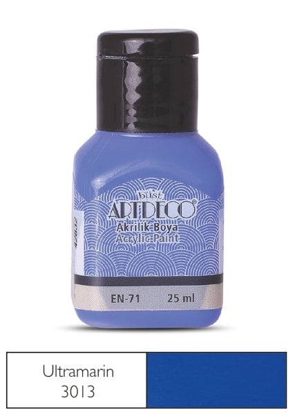 Artdeco Akrilik Boya 25 Ml Ultramarin 3013