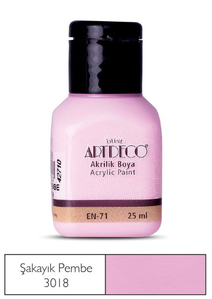 Artdeco Akrilik Boya 25 Ml Şakayık Pembe 3018