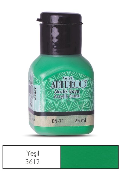 Artdeco Akrilik Boya 25 Ml Yeşil 3612