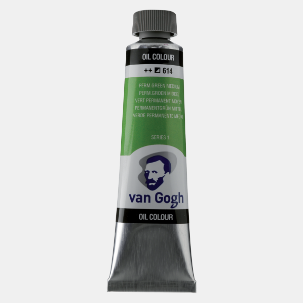 Van Gogh Yağlı Boya 40 Ml Permanent Green Medium 614