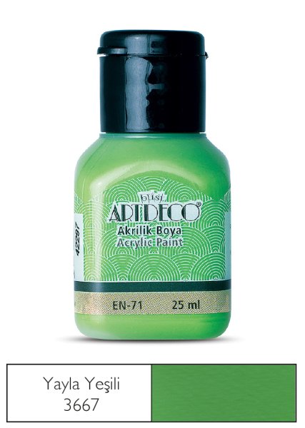 Artdeco Akrilik Boya 25 Ml Yayla Yeşili 3667