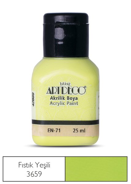 Artdeco Akrilik Boya 25 Ml Fıstık Yeşili 3659