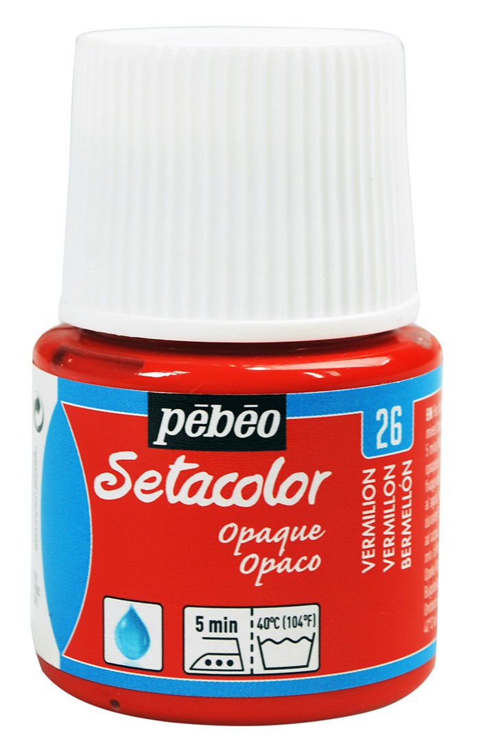 Pebeo Setacolor Kumaş Boyası Opaque 45 Ml Vermilion