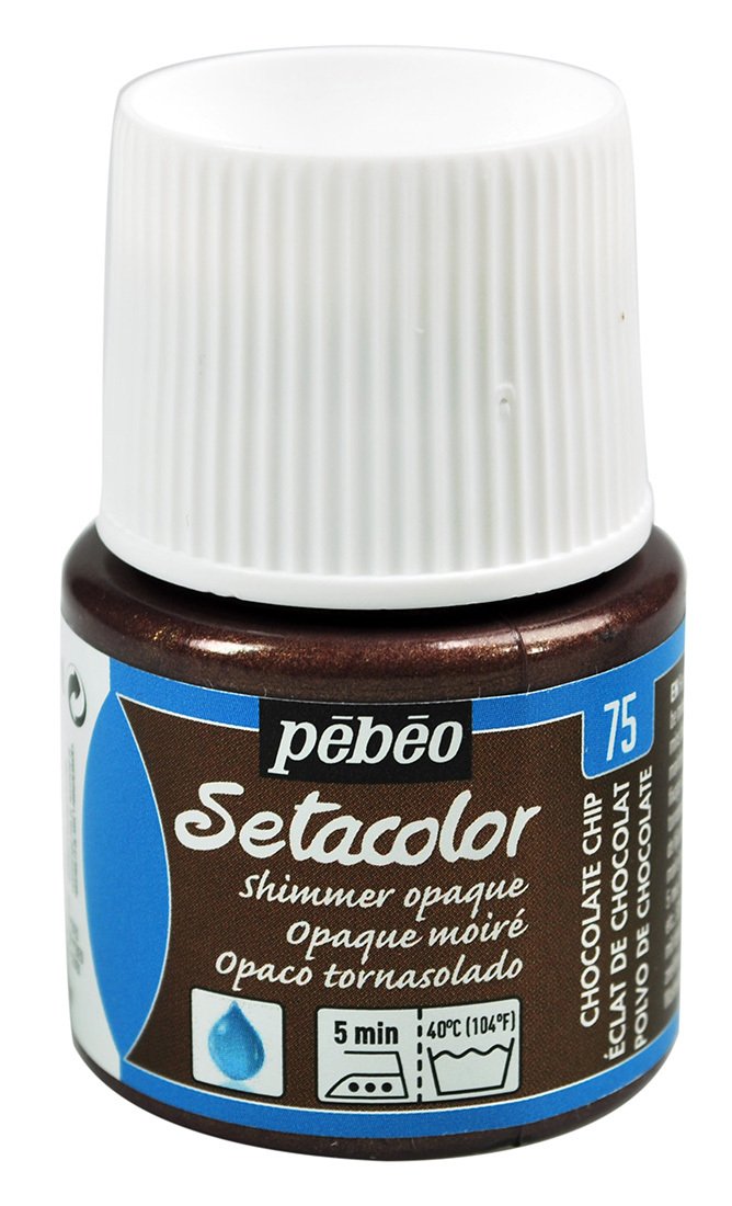 Pebeo Setacolor Kumaş Boyası Opaque Shimmer 45 Ml Chocolate Chip