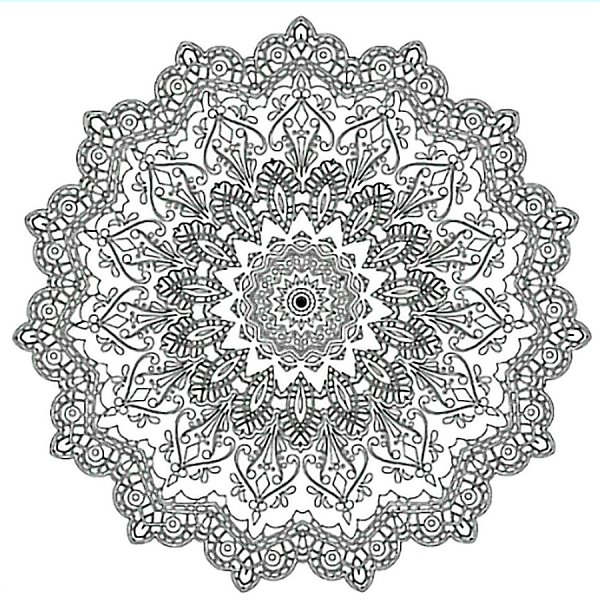 Bigpoint Pres Tuval 30x30 Cm Mandala Figürlü