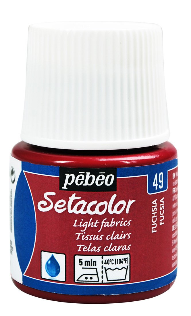 Pebeo Setacolor Kumaş Boyası Transparent 45 Ml Fuchsia