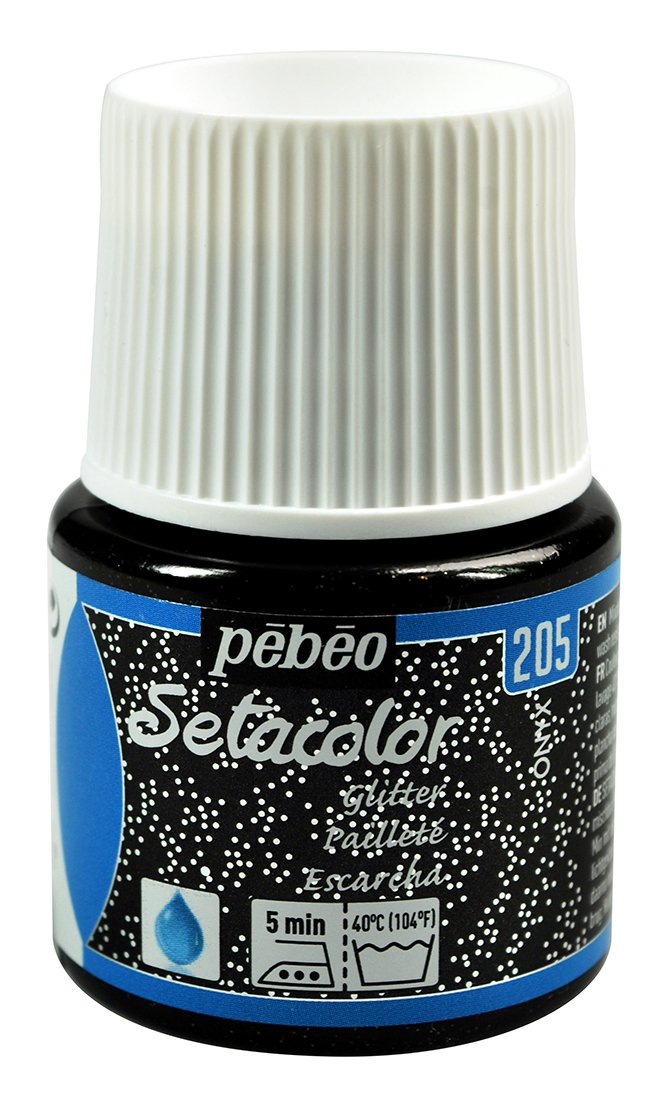 Pebeo Setacolor Kumaş Boyası Glitter 45 Ml Onyx