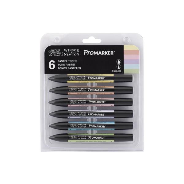 Wınsor & Newton Promarker Set Pastel Tonlar 6 Lı