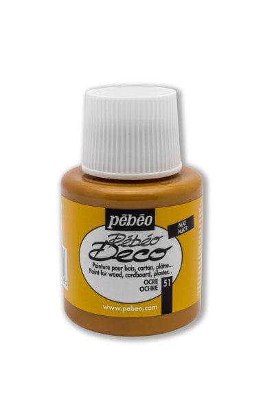 Pebeo Deco Mat Tüm Yüzey Boyası 110 Ml Ocre